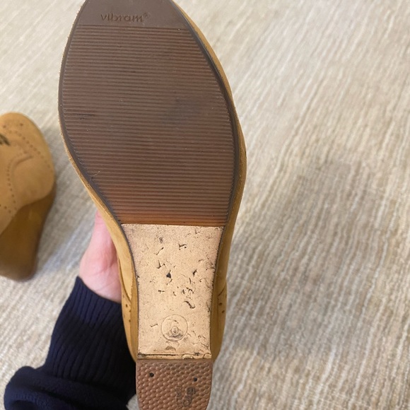 Seychelles size 6 5-inch platform Wedge Oxfords - Picture 4 of 5